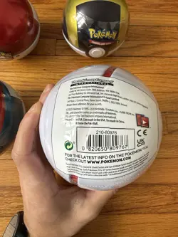 Lot of 4 Pokemon TCG Pokeball Tins, 1 H20, 3 D21, 12 Total Booster Packs, Sealed - Image 5