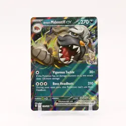 Arven's Mabosstiff ex - 139/182 Destined Rivals Double Rare Pokemon - NM/MINT - Image 1