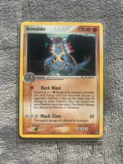 2007 Pokemon TCG - Armaldo 3/108 Holo Rare - Power Keepers - Good Condition! - Image 1
