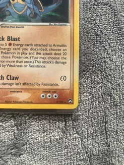 2007 Pokemon TCG - Armaldo 3/108 Holo Rare - Power Keepers - Good Condition! - Image 3