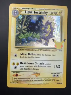 Pokemon TCG Light Toxtricity #SWSH137 Promo Celebrations - Image 1