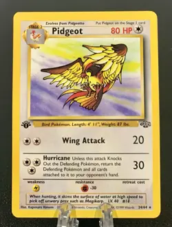 Pokemon TCG Jungle Pidgeot #24 1st Edition Non Holo Rare - Image 1