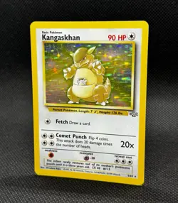 Pokemon TCG Kangaskhan Jungle 5/64 Holo Unlimited Holo Rare Pokemon - Image 2