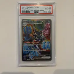 Pokemon TCG Palafin EX 151/131 Prismatic Evolutions SIR PSA 10 - Image 1