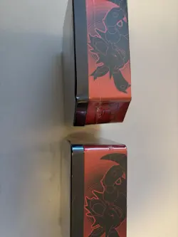 Pokemon TCG Destined Rivals Team Rocket Tin (Nidoking ex) - Factory Sealed - Image 2