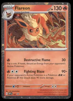 FLAREON SVP 167 BLACK STAR PROMO POKEMON HOLO NM - Image 2