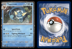 VAPOREON SVP 168 BLACK STAR PROMO POKEMON HOLO NM - Image 1