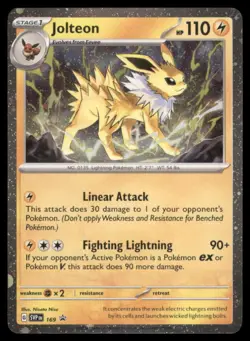JOLTEON SVP 169 BLACK STAR PROMO POKEMON HOLO NM - Image 2