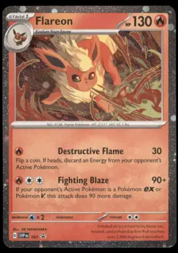 FLAREON SVP 167 BLACK STAR PROMO POKEMON HOLO NM - Image 2