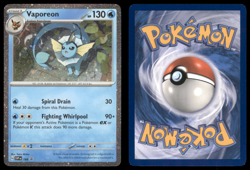 VAPOREON SVP 168 BLACK STAR PROMO POKEMON HOLO NM - Image 1
