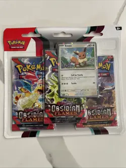 Pokemon TCG Scarlet & Violet - Obsidian Flames Booster Blister - 3 Packs 820650853784 - Image 1