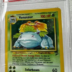 2000 Pokemon Base Set 2 Venusaur Holo #18/130 - PSA 8 NEAR MINT / MINT - Image 4