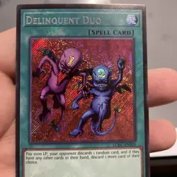 Delinquent Duo LCKC-EN101 Unlimited Secret Rare Near Mint +Bonus FREE SHIPPING! - Image 3