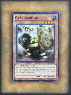 Yugioh Geargiarmor SDGR-EN008 Common 1st Ed LP - Image 1