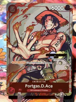 PORTGAS D ACE - One Piece P-028 - PROMO Championship Series 2023 Event Pack - Image 1