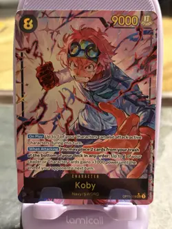 Koby (119) (Alternate Art) OP11-119 A Fist of Divine Speed Foil - Image 1