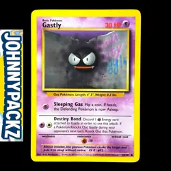 Pokemon TCG - Gastly 50/102 - Base Set Unlimited - Vintage Card (NM) - Image 1