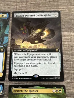 MTG Magic Spider-Man Spiderman Lot Of 6 Extended Art Rare Cards - Image 4