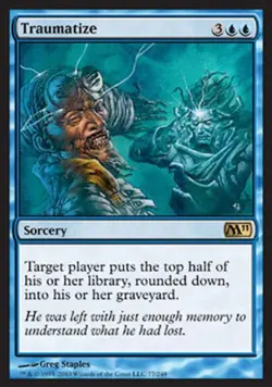 MTG - Traumatize - Magic 2011 Core Set - Light Play - Normal - Image 1