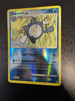 Poliwhirl 115/146 Reverse Holo Common Legends Awakened MP Pokemon Card - Image 1