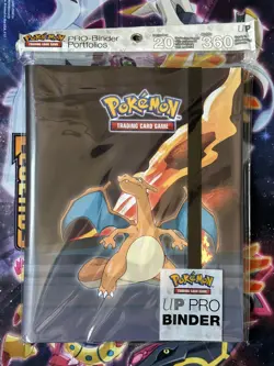 Pokemon Scorching Summit 9 Pocket PRO Binder ** Charizard ** Holds 360 Cards - Image 1