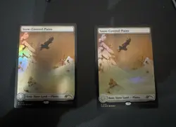 MTG x2 Snow-Covered Plains (1473) Secret Lair Drop Foil Near Mint - Image 1