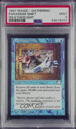 Paradigm Shift Magic: Weatherlight PSA 9 MINT 1997 - Image 1
