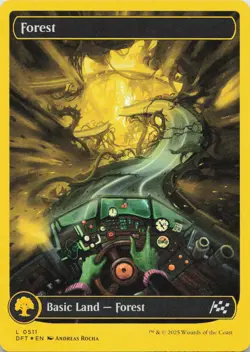 Forest (0511) (First-Place Foil) - FOIL - L Aetherdrift 511 - MTG - Image 1