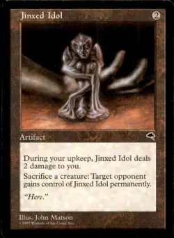 Jinxed Idol LP Light Play Tempest MTG [6907] - Image 1