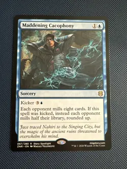 MTG Maddening Cacophony - Zendikar Rising (ZNR) NM - Image 1