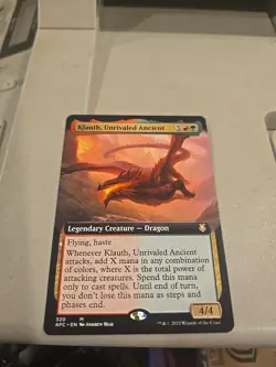 Klauth, Unrivaled Ancient (Extended Art) Commander: Adventures in the Forgotten - Image 1