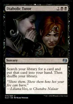 Diabolic Tutor LP Light Play Kaladesh MTG [7879] - Image 1
