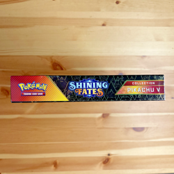 Pokemon TCG Shining Fates Pikachu v Box 4 Booster Packs Sealed - Image 3
