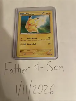 Pokemon TCG Pikachu Black & White BW54 Regular Promo Promo - Image 1