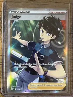 Pokemon Judge TG25/TG30 Silver Tempest Sword & Shield Trainer Gallery - Image 1