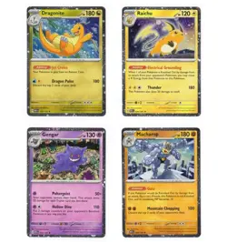 Pokemon 151 Sam’s Club Mini Tin COSMOS PROMOS Gengar, Dragonite, Raichu, Machamp - Image 1