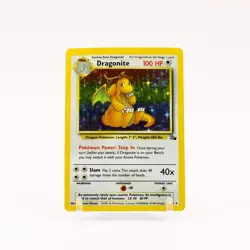 Dragonite - 4/62 Fossil Unlimited Holo Rare Pokemon - MP - Image 1