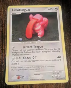 Pokemon TCG Lickitung Platinum 80/127 Regular Common MP - Image 1