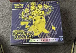 Pokemon TCG Scarlet & Violet Surging Sparks Elite Trainer Box ETB Factory Sealed - Image 1