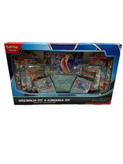 Pokemon Greninja ex & Kingdra ex Special Collection Box 8 Booster Packs NEW - Image 1