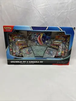 Pokemon Greninja ex & Kingdra ex Special Collection Box 8 Booster Packs NEW - Image 2