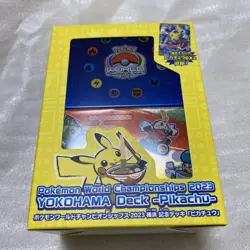 Pokemon World Championships 2023 Yokohama Deck "Pikachu" Promo Sealed FedEx - Image 1