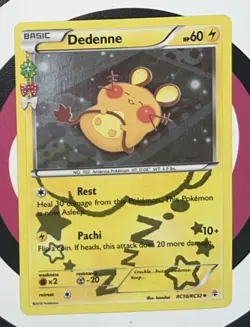 Pokemon TCG: Dedenne RC10/RC32 XY Generations Radiant Collection Holo - Image 1