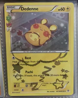 Pokemon TCG: Dedenne RC10/RC32 XY Generations Radiant Collection Holo - Image 2