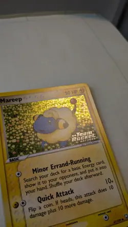 Pokemon TCG Mareep 67/109 Ex Team Rocket Returns Reverse Holo Stamped NM/LP - Image 3