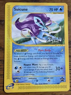Pokemon Wotc Black Star Promo # 53 Suicune,,Not Played,, - Image 1