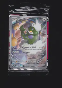 Pokemon TCG #210 Sealed Tornadus Black Star Promo White Flare - Image 1