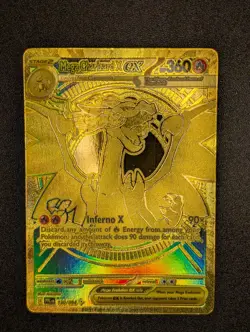 Pokemon TCG - Mega Charizard X EX 130/094 - Phantasmal Flames Gold Ultra Rare - Image 1