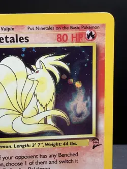 Pokemon TCG WOTC Base Set 2 Ninetales 13/130 Holo Rare Unlimited NM - Image 3