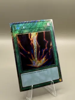Yugioh Raigeki RA03-EN083 Platinum Secret Rare 1st Edition - Image 2